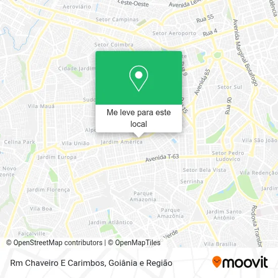 Rm Chaveiro E Carimbos mapa