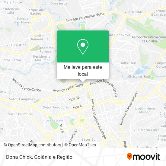 Dona Chick mapa