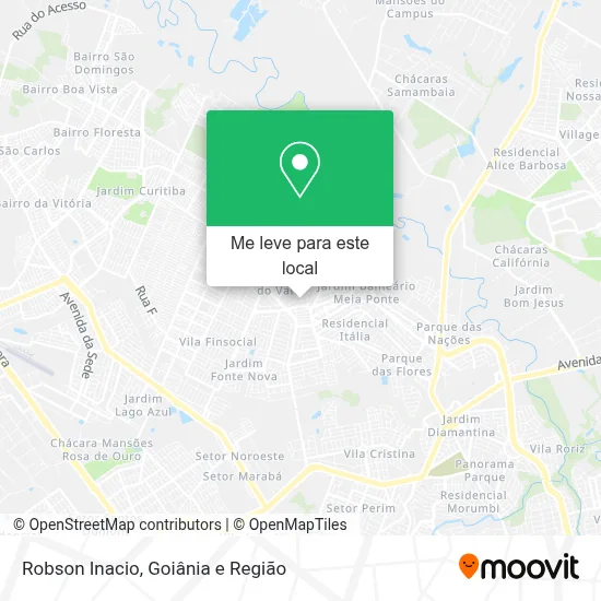 Robson Inacio mapa