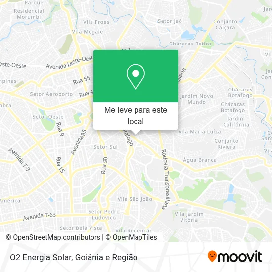 O2 Energia Solar mapa