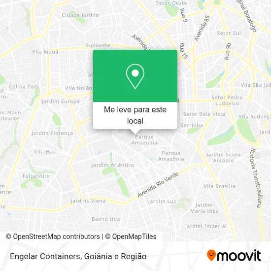 Engelar Containers mapa