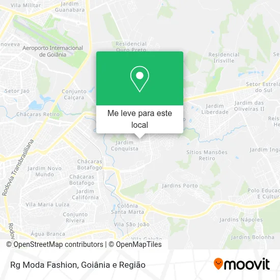 Rg Moda Fashion mapa