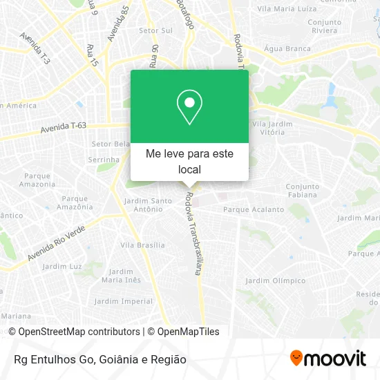 Rg Entulhos Go mapa