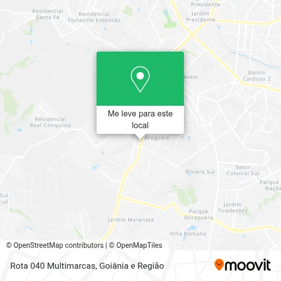 Rota 040 Multimarcas mapa