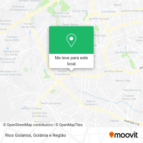 Rios Goianos mapa