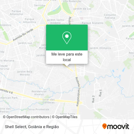 Shell Select mapa