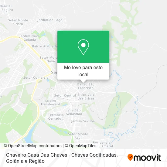 Chaveiro Casa Das Chaves - Chaves Codificadas mapa