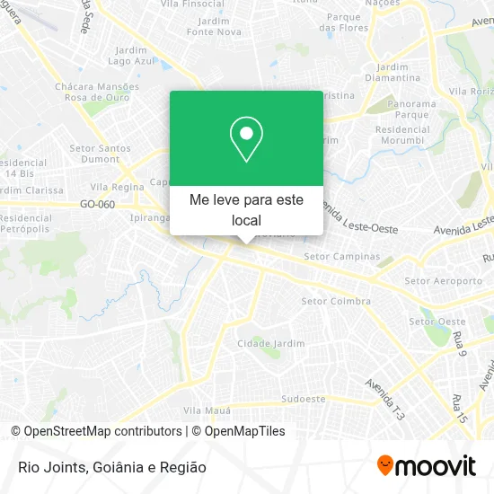 Rio Joints mapa