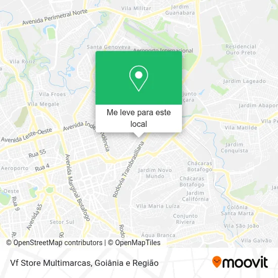 Vf Store Multimarcas mapa