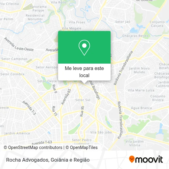 Rocha Advogados mapa