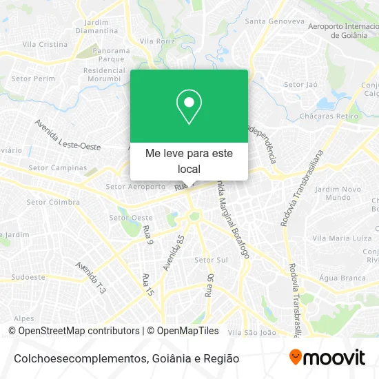 Colchoesecomplementos mapa
