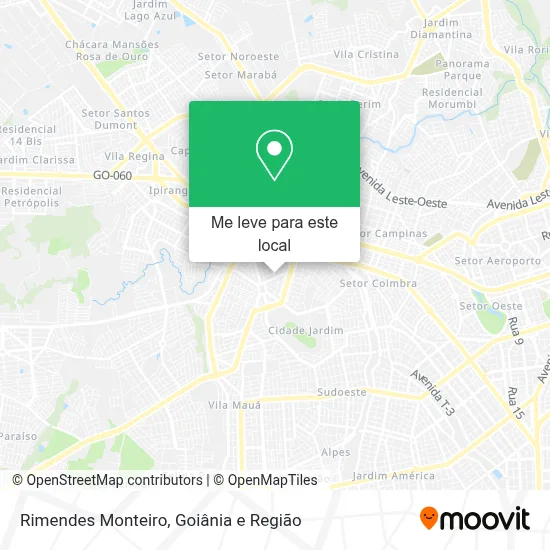 Rimendes Monteiro mapa