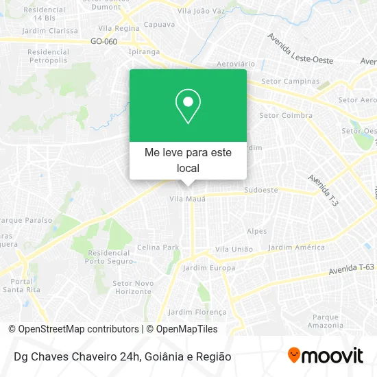 Dg Chaves Chaveiro 24h mapa