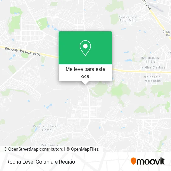 Rocha Leve mapa