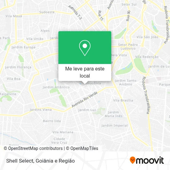 Shell Select mapa
