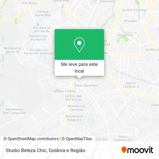 Studio Beleza Chic mapa