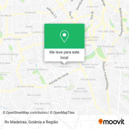 Rv Madeiras mapa