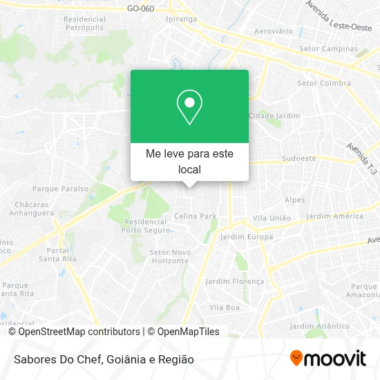 Sabores Do Chef mapa