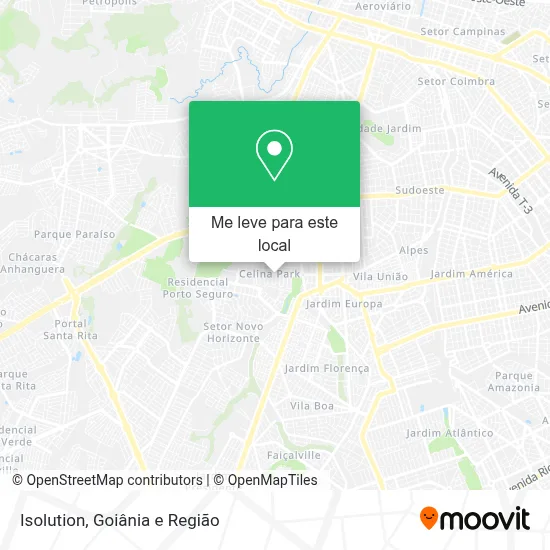 Isolution mapa