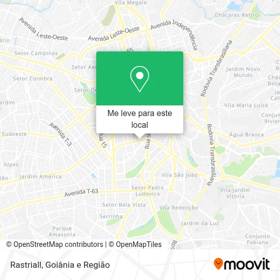 Rastriall mapa
