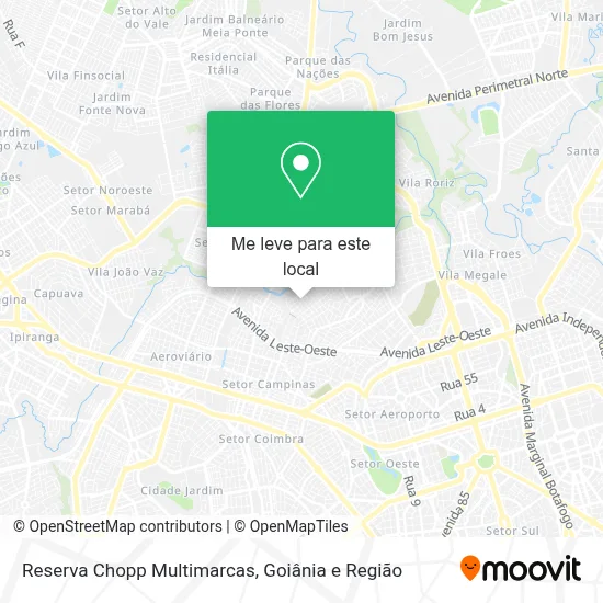 Reserva Chopp Multimarcas mapa