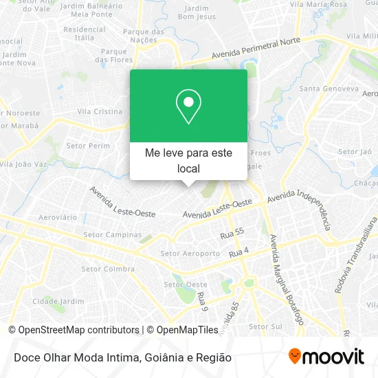 Doce Olhar Moda Intima mapa