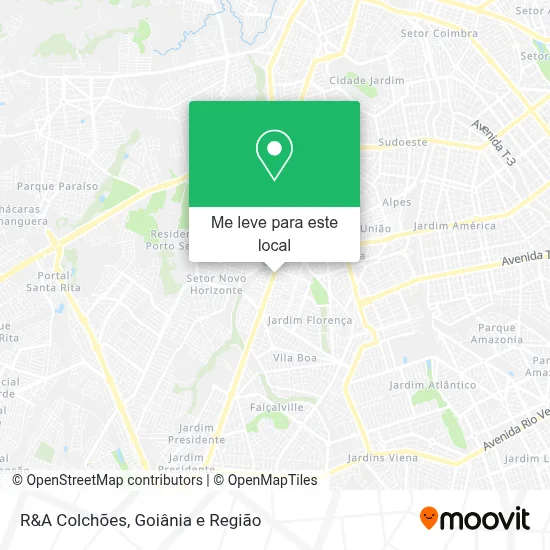 R&A Colchões mapa