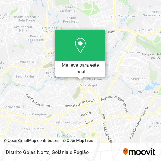 Distrito Goias Norte mapa
