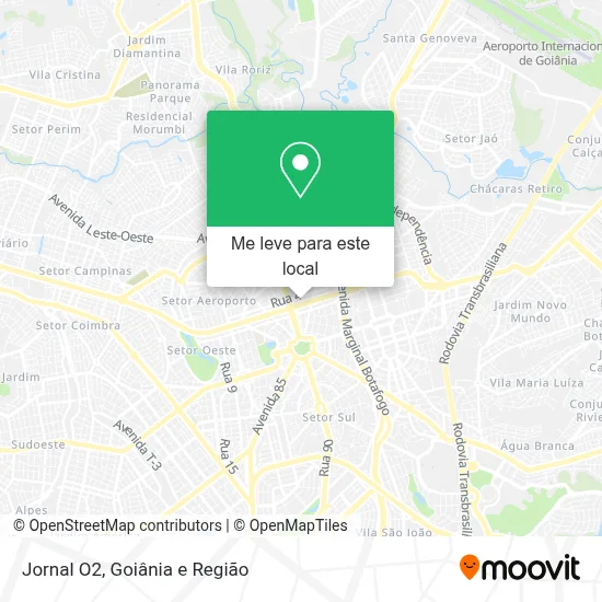Jornal O2 mapa