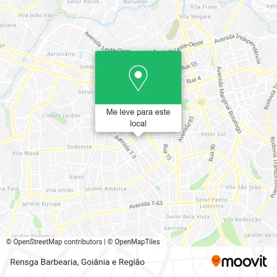 Rensga Barbearia mapa