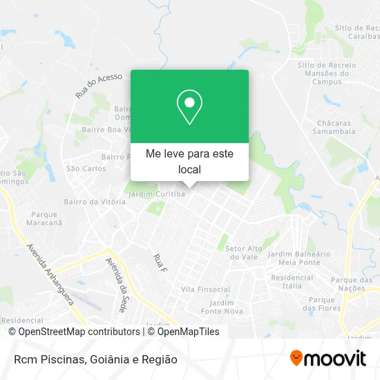 Rcm Piscinas mapa