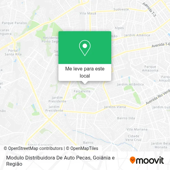 Modulo Distribuidora De Auto Pecas mapa