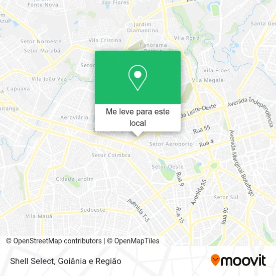 Shell Select mapa