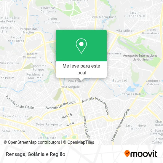 Rensaga mapa