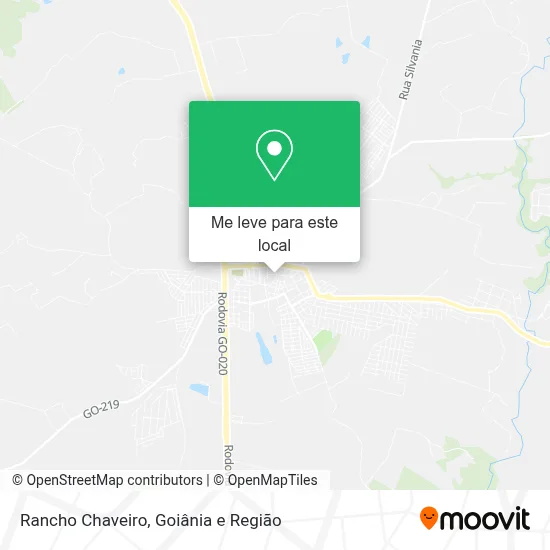Rancho Chaveiro mapa