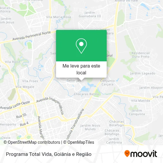Programa Total Vida mapa