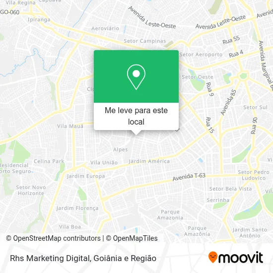 Rhs Marketing Digital mapa