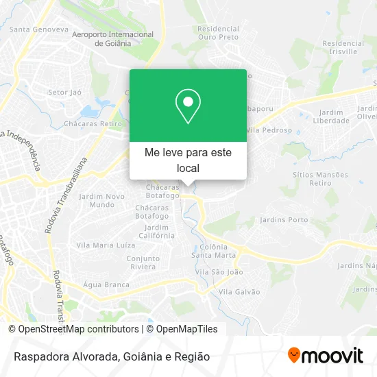 Raspadora Alvorada mapa