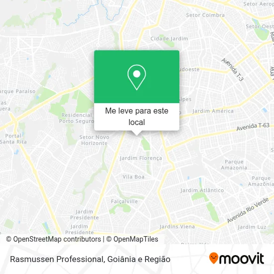 Rasmussen Professional mapa