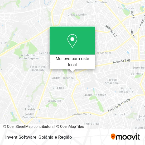 Invent Software mapa