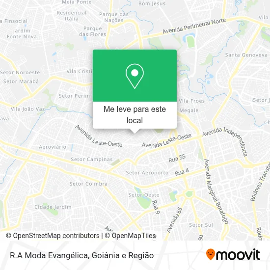 R.A Moda Evangélica mapa