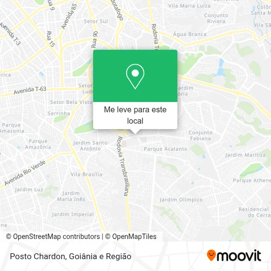 Posto Chardon mapa