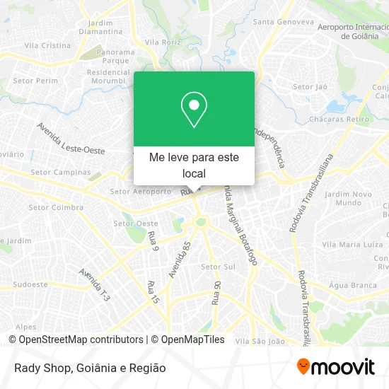 Rady Shop mapa