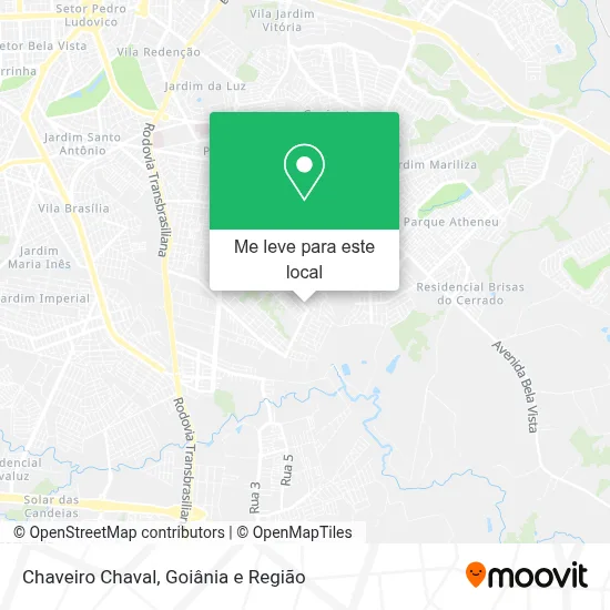 Chaveiro Chaval mapa
