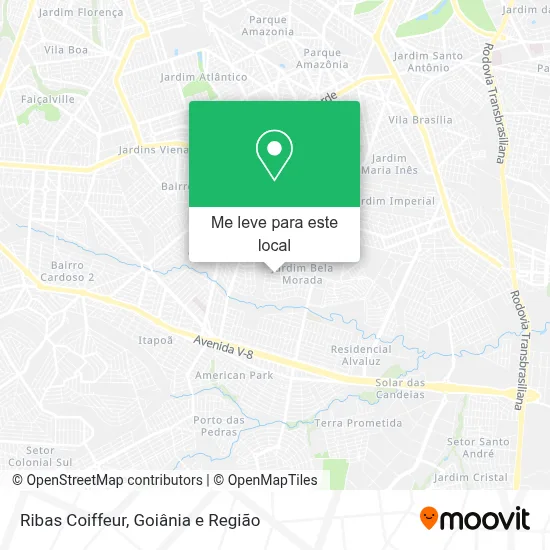 Ribas Coiffeur mapa