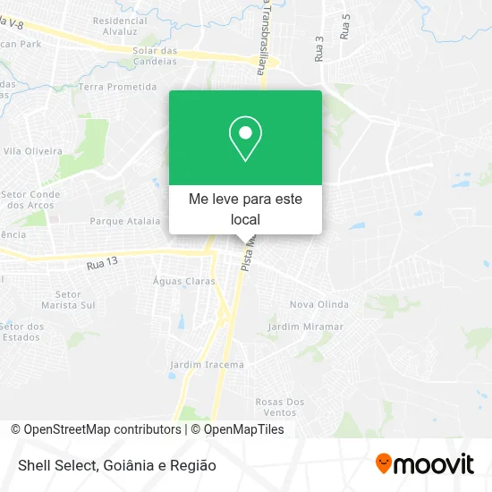 Shell Select mapa