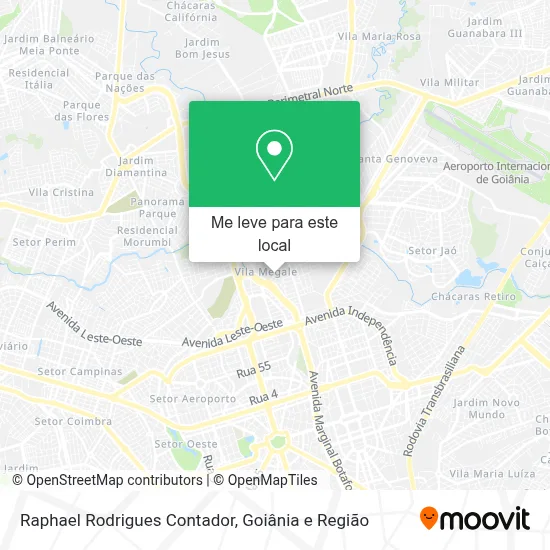 Raphael Rodrigues Contador mapa