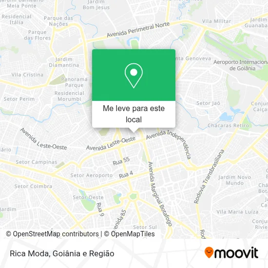 Rica Moda mapa