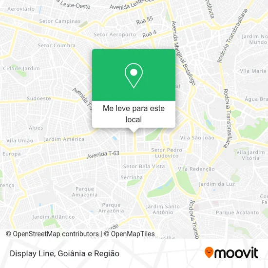 Display Line mapa