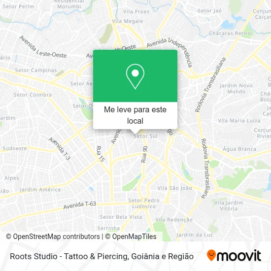 Roots Studio - Tattoo & Piercing mapa